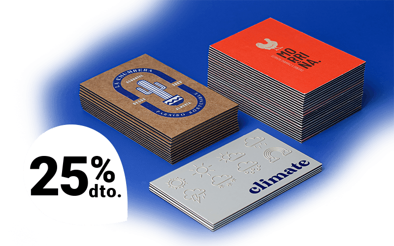 Tarjetas y tarjetones