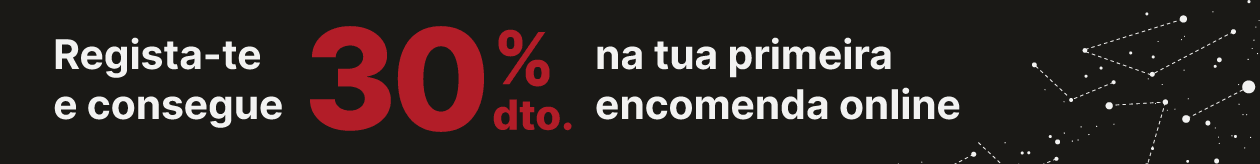 Consegue 30 % dto na tua primeira encomenda