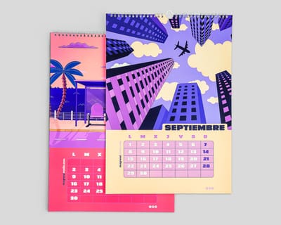 Calendario de Pared Wire-o