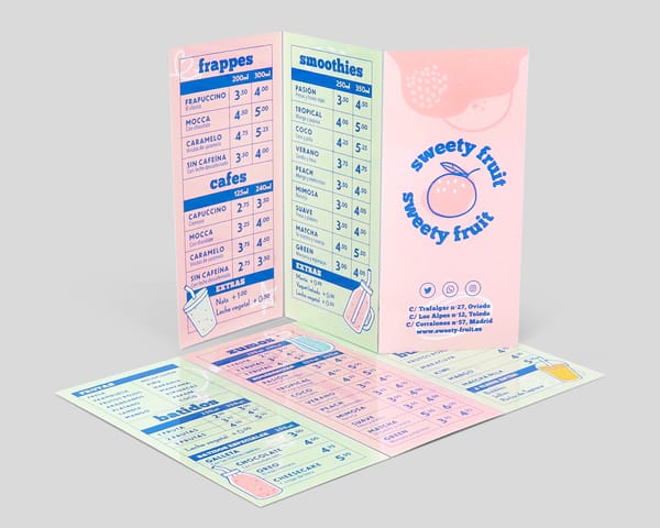 Cartas restaurante sistema puente