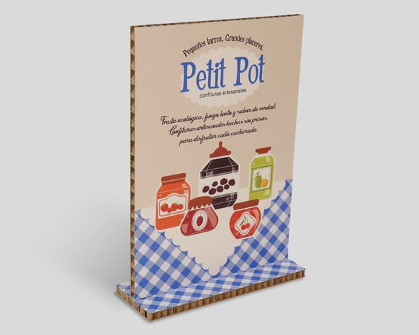 Display Nido de Abeja