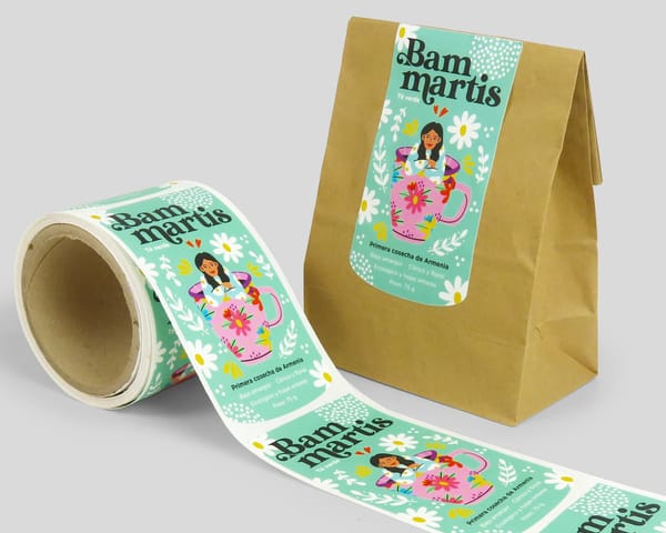 Etiquetas en bobina ecológicas