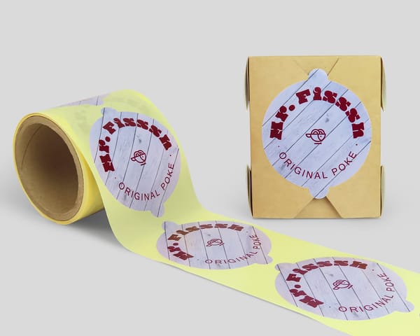 Etiquetas en bobina paquetería