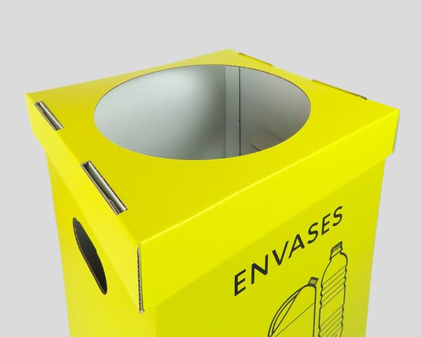 Packaging contenedor de reciclaje