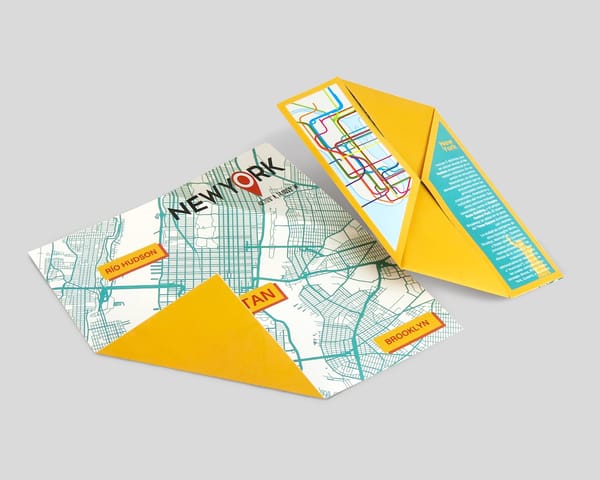 Folletos plegados asimétricos