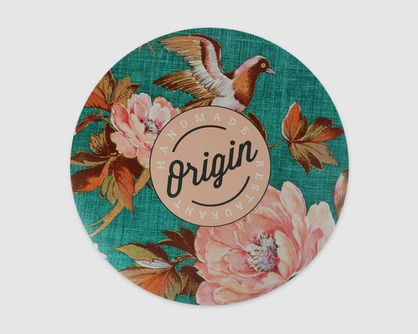 Mantel reutilizable redondo