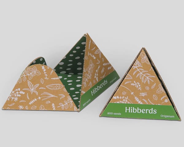 Packaging cajas pirámide