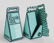 Packaging cajas triangular con asas