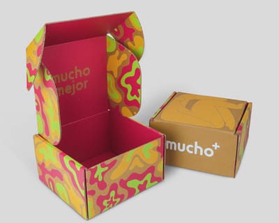 Cajas automontables con base cuadrada