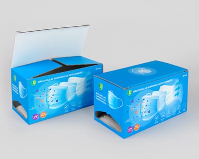 Cajas dispensadoras de mascarillas