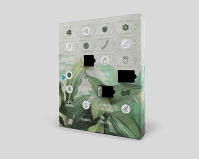 Packaging promocional con ventanas
