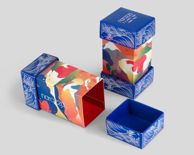 Caja con 2 tapas