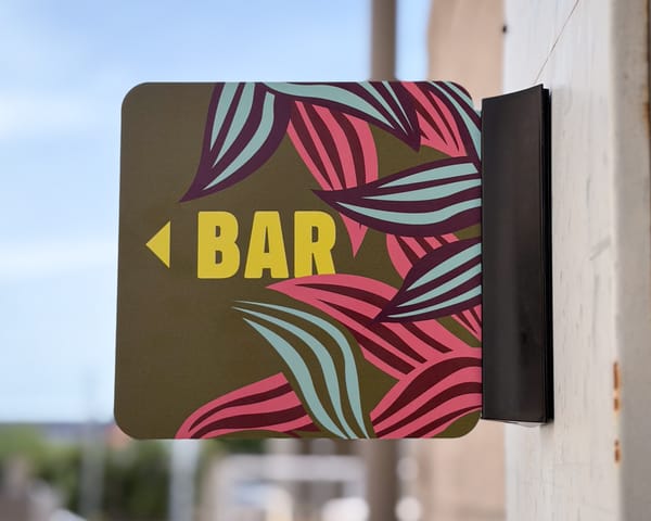 Señalética de pared