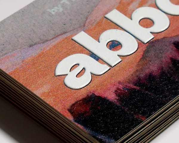 Tarjetas de visita con textura