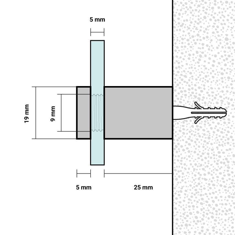 Estructura placa