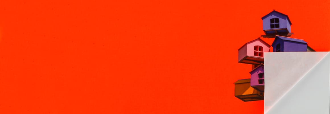 Papel Adhesivo Radiante Rojo